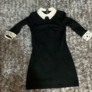 Ted Baker Dresses - Ted Baker white collar black dress size 2 Ted Baker Dresses - Ted Baker white collar black dress size 2